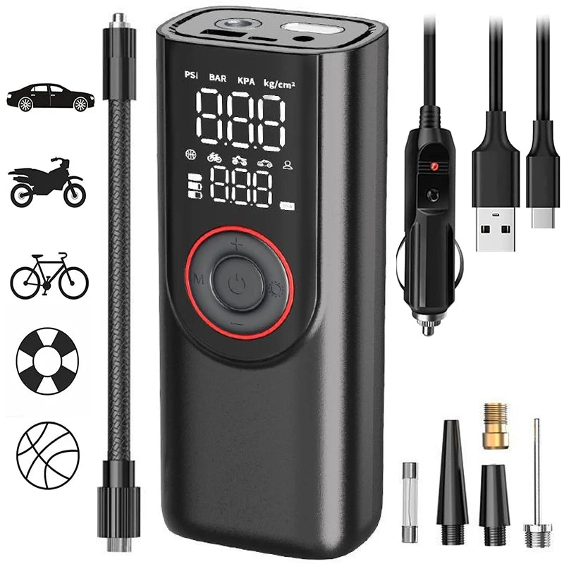 Portable Digital Tyre Inflator 12V
