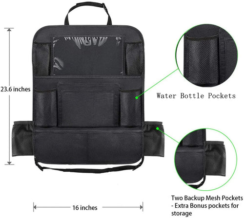 Backseat Car Organiser with Tablet Pocket